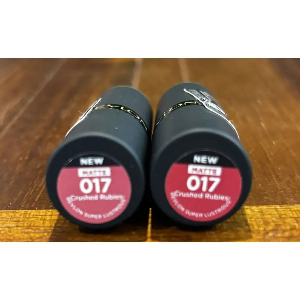 New Revlon‎ Super Lustrous Matte Lipstick - Crushed Rubies 017 (2)